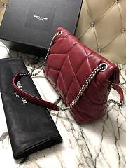 YSL Puffer Handbag 29cm Red - 2