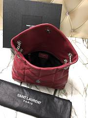 YSL Puffer Handbag 29cm Red - 3