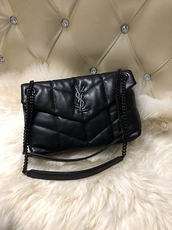 YSL Puffer Handbag 29cm Black