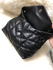 YSL Puffer Handbag 29cm Black - 4