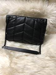 YSL Puffer Handbag 29cm Black - 5
