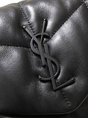 YSL Puffer Handbag 29cm Black - 2
