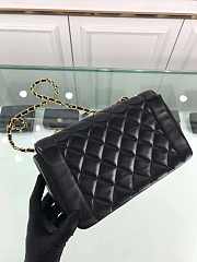 Chanel Flap Bag 25cm Lambskin Black - 6