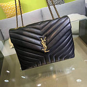 YSL Loulou Bag 30cm Black - 1