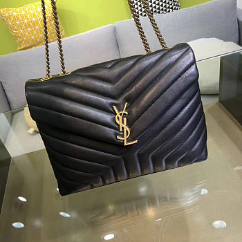 YSL Loulou Bag 30cm Black