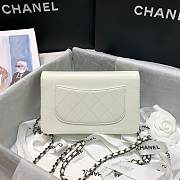 Chanel Chain bag white 19cm - 4