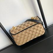 Gucci Marmont Matelasse Mini Bag 22cm Black - 4