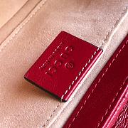 Gucci Marmont Matelasse Mini Bag 22cm Red - 3