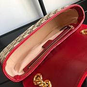 Gucci Marmont Matelasse Mini Bag 26cm Red - 3