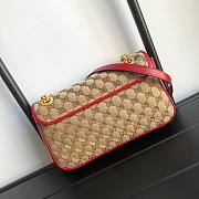 Gucci Marmont Matelasse Mini Bag 26cm Red - 4