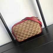 Gucci Red GG Marmont Mini Bag 18cm - 5