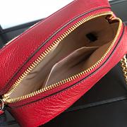Gucci Red GG Marmont Mini Bag 18cm - 4