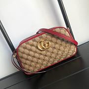 Gucci Red GG Marmont Bag 24cm - 1