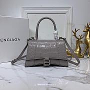 Balenciaga Hourglass Bag 24cm Grey - 1