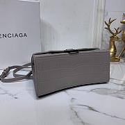 Balenciaga Hourglass Bag 24cm Grey - 2