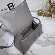 Balenciaga Hourglass Bag 24cm Grey - 4