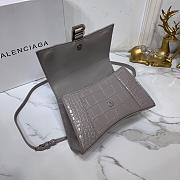 Balenciaga Hourglass Bag 24cm Grey - 5