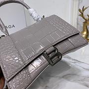 Balenciaga Hourglass Bag 24cm Grey - 6