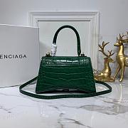 Balenciaga Hourglass Bag 24cm Green - 4
