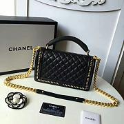Chanel Leboy Handbag 25cm Black - 3