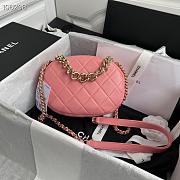 Chanel  Camera Case Lambskin Bag Pink - 4