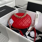 Chanel Camera Case Lambskin Bag Red - 5