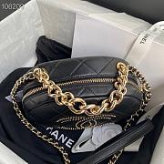 Chanel Camera Case Lambskin Bag Black - 2