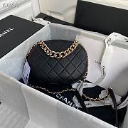 Chanel Camera Case Lambskin Bag Black - 5