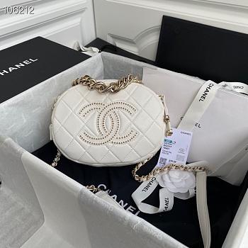 Chanel Camera Case Lambskin Bag White