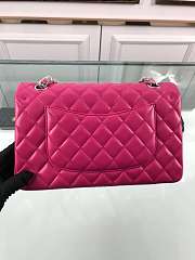 Bagsaaa Chanel Flap Bag Lambskin Hot Pink - 25cm - 3