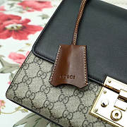 Gucci Padlock medium GG shoulder bag Black - 2