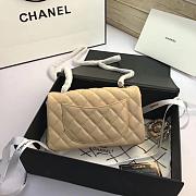 Chanel Flap bag caviar 20cm Silver - 3