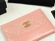 Chanel card holder pink - 2
