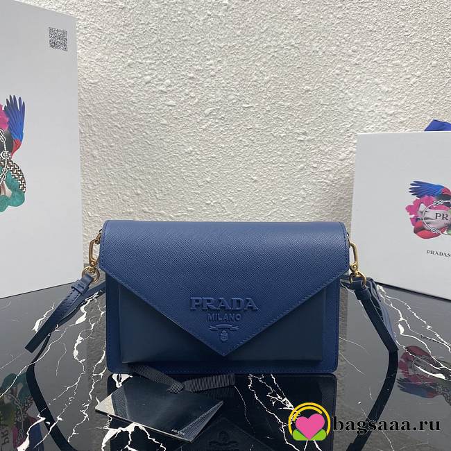 Prada 1BP020 Saffiano Chain Bag 005 - 1