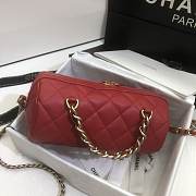 Chanel Bowling Bag-AS1899 Red - 6