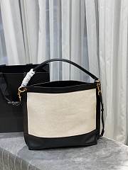 YSL TAG hobo bag in canvas and leather - 5