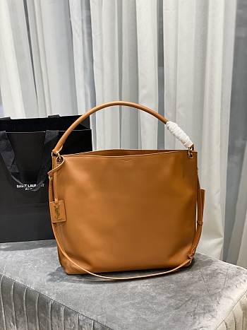 YSL TAG hobo bag in canvas and leather 001