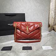 YSL Puffer Red Bag 35cm - 1