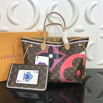 Louis Vuitton Neverfull MM Game On M57452