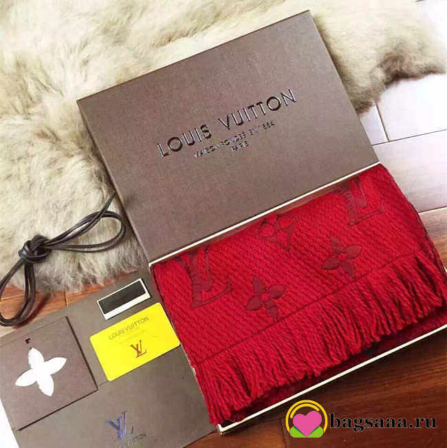 Louis Vuitton Scarf Red - 1