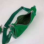 Prada Nylon Hobo Bag 22cm green - 3
