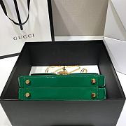 Gucci Sylvie 1969 Black Patent Leather Top Handle Bag - 3