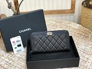Chanel boy zippy wallet 01 - 1
