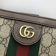 Gucci Ophidia medium leather canvas tote - 3
