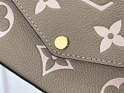 Bagsaaa Louis Vuitton M82610 Félicie Pochette Gray/Cream - 21*12*3cm - 5