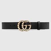 Gucci Pearl belt buckle - 1