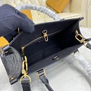 Bagsaaa Louis Vuitton M45653 OnTheGo PM Tote Bag Black - 25 x 19 x 11.5 cm - 2