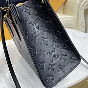 Bagsaaa Louis Vuitton M45653 OnTheGo PM Tote Bag Black - 25 x 19 x 11.5 cm - 6