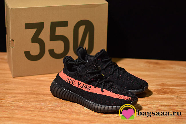 Adidas Yeezy Boost 350 V2 Core Black/Red-Core Black BY9612 - 1