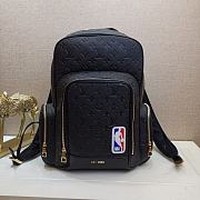 LV NBA Black Monogram Leather Backpack M57972 - 1